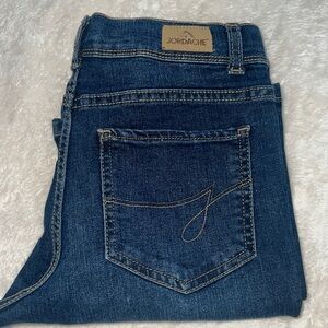 Jordache Girls Size 14 Bootcut Jeans Dark Wash Flare Retro Denim 5 Pocket EUC